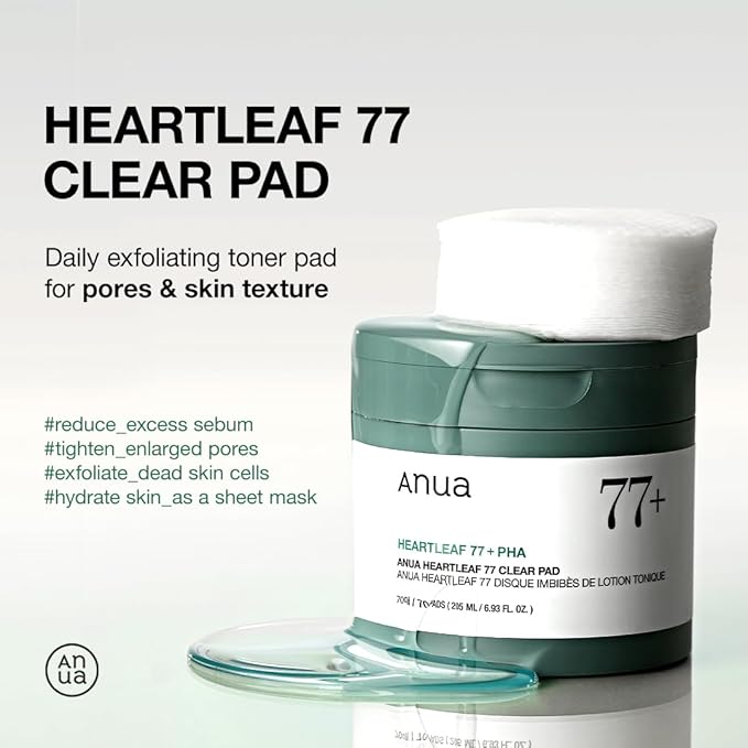 Heartleaf 77% Toner Pad 70 Sheets 160ml